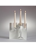 Candelabro in acciaio - Lumière