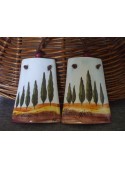 Two decorative tiles - Tuscany 5