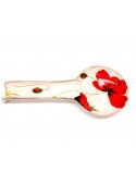 Ceramic spoon rest - Papaveri