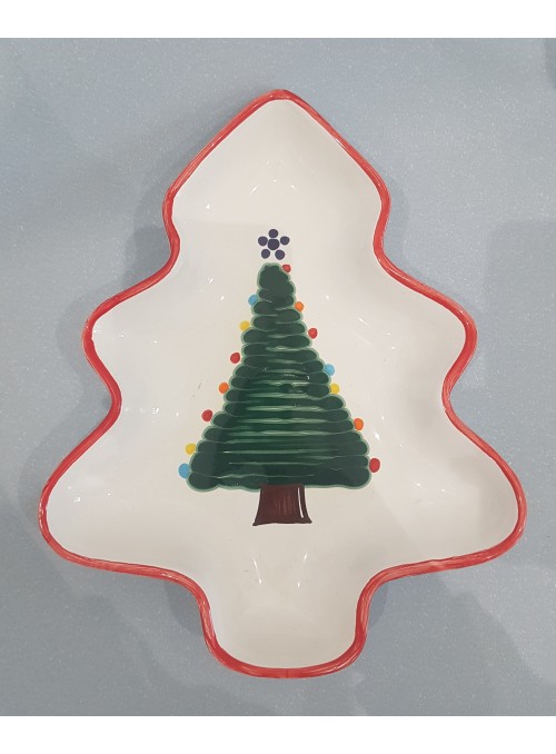 Vassoio di Natale - Albero decorato