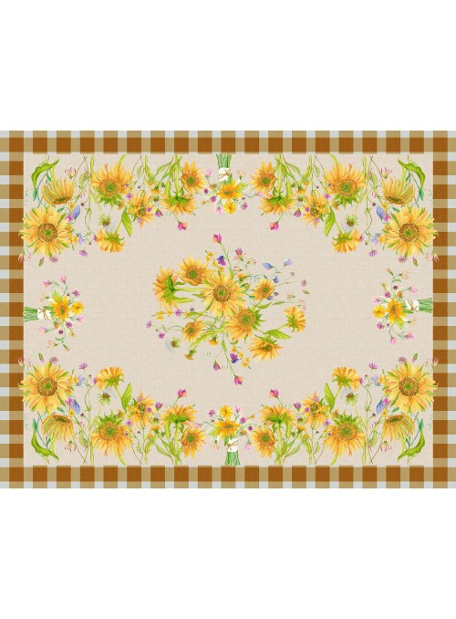 Cotton tablecloth - Girasoli