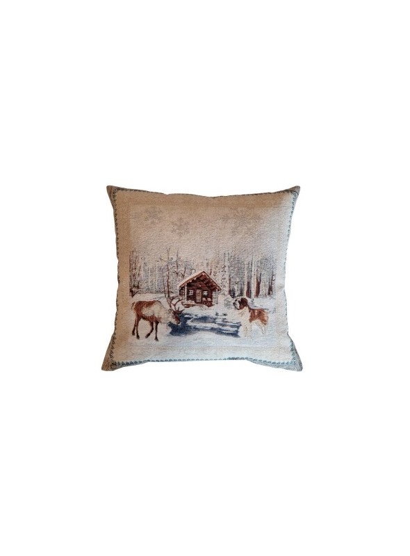 Squared stuffed cushion - Laggan