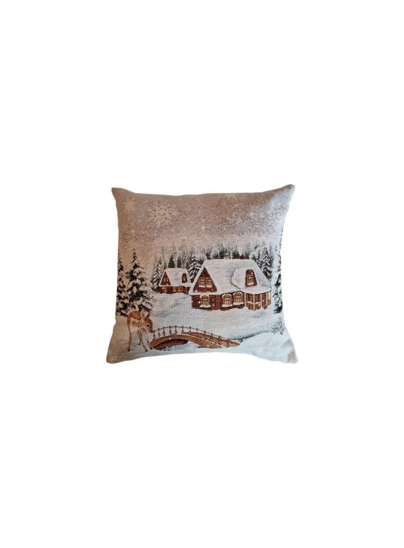 Squared stuffed cushion - Winter 1