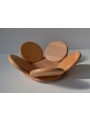 Wooden brad/fruit basket natural finishing