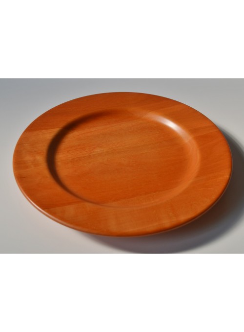 Orange wooden underplate