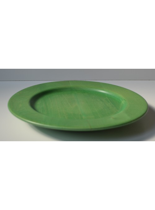 Green wooden underplate