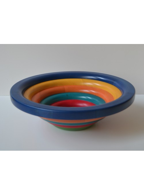 Multicolor-blue wooden centerpiece Arena