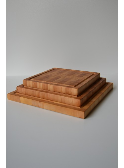 Tagliere Quadrato in legno di Ontano 24 cm