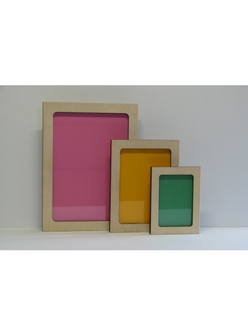 Three frame set in multi layer wood