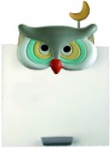 Hand-painted ceramic owl whiteboard