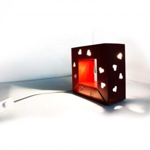 Lampada di ecodesign in cartone - Audrey San Valentino