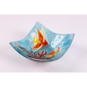 Vassoio quadrato con ambientazione marina - Acquario 2