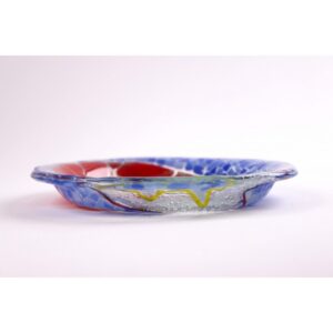 Piatto artigianale di vetro a mosaico - Orbita