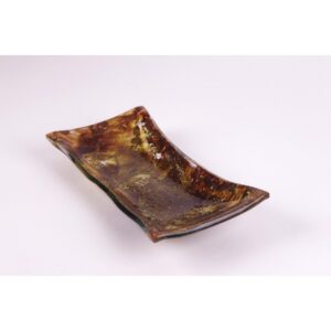 Vassoio in vetro di design in tre diverse fantasie