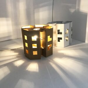 Lampada di ecodesign in cartone - Manhattan