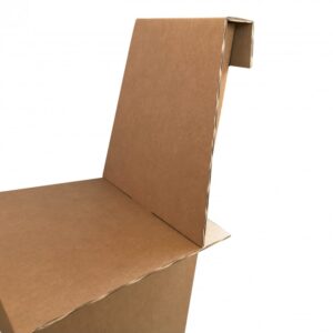 Coppia di sedie leggere di ecodesign in cartone - Ginger