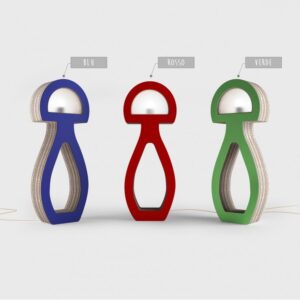 Lampada in cartone "60's"