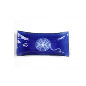 Piattino in vetro fusione rettangolare - Cima