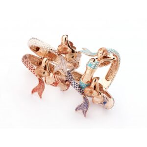 Bracciale in bronzo placcato oro - Contrarié