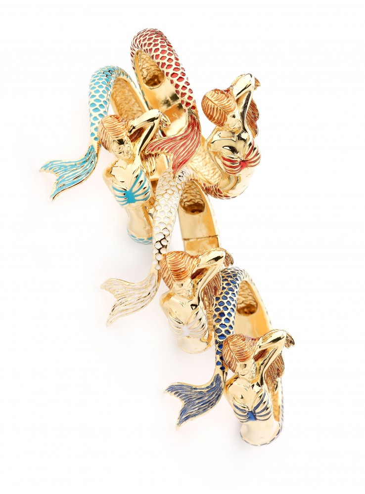 Bracciale in bronzo placcato oro - Contrarié Bracciale in bronzo placcato oro - Contrarié