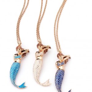 Coda e corpetto per ciondolo Sirena