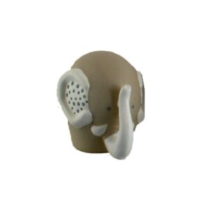 Elefante in ceramica colorata a mano