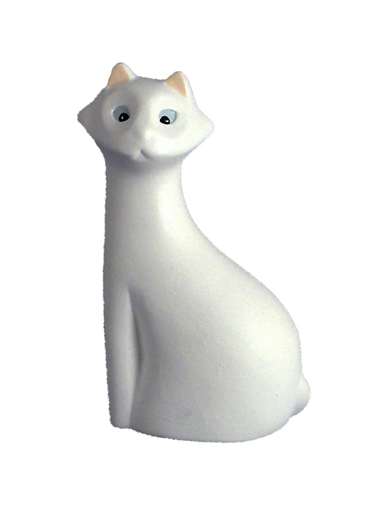 Gattino in ceramica colorata a mano Gattino in ceramica colorata a mano