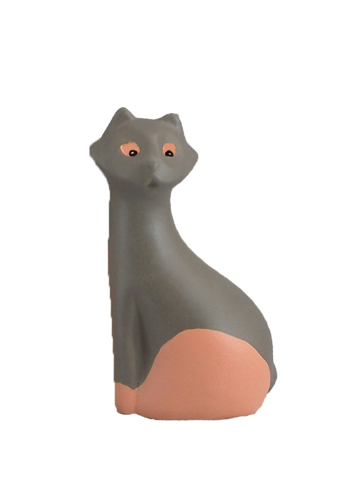 Gattino in ceramica colorata a mano Gattino in ceramica colorata a mano