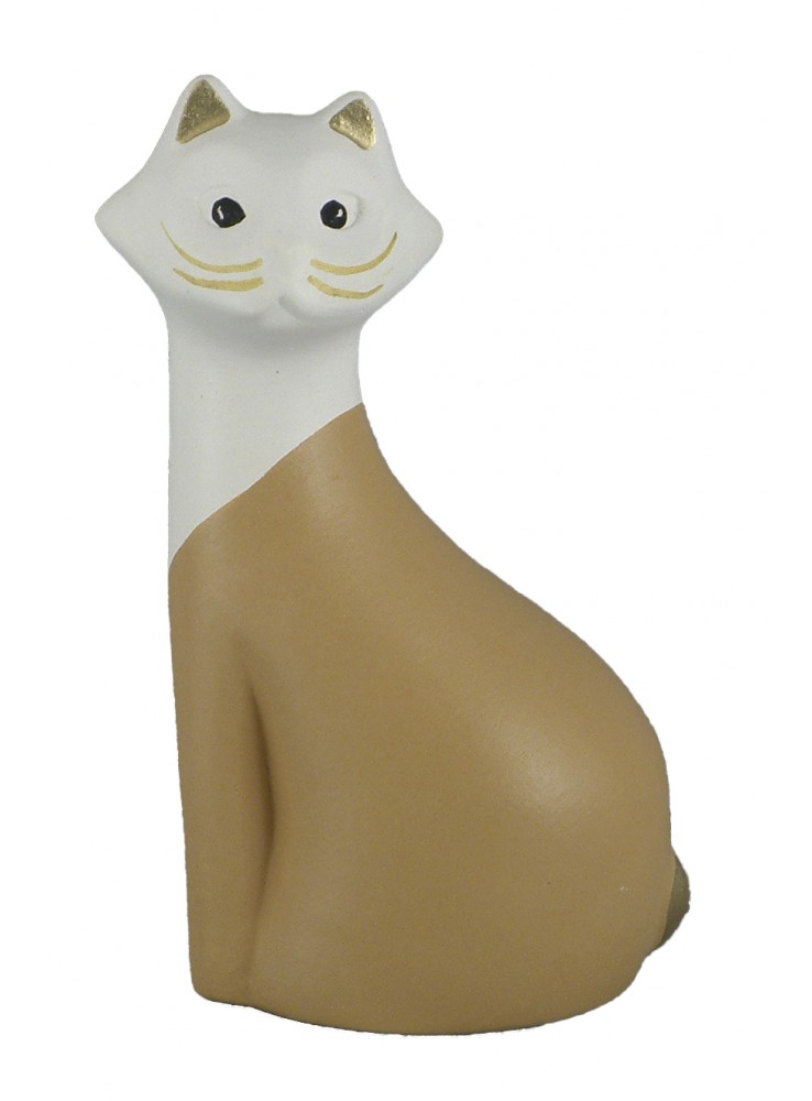 Gattino in ceramica colorata a mano Gattino in ceramica colorata a mano