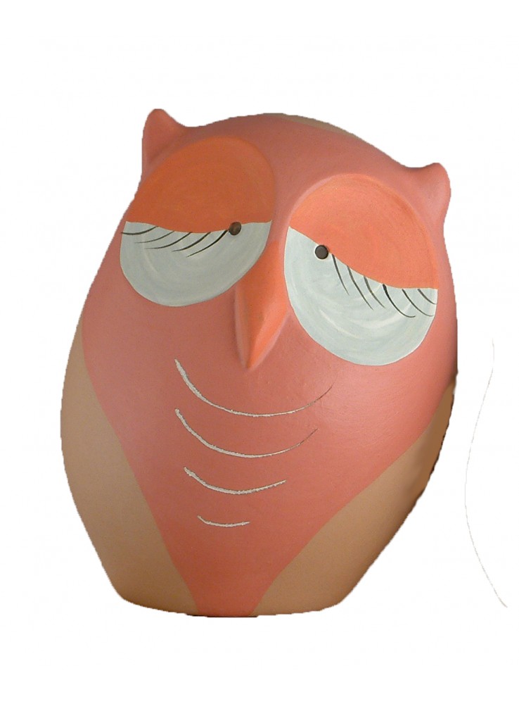 Gufetto in ceramica colorata a mano Gufetto in ceramica colorata a mano