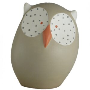 Gufetto in ceramica colorata a mano