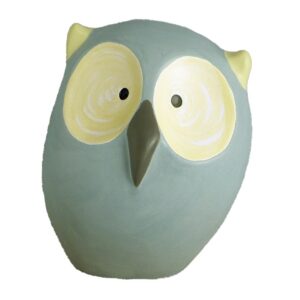 Gufetto in ceramica colorata a mano