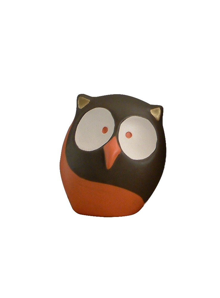 Gufetto in ceramica colorata a mano Gufetto in ceramica colorata a mano