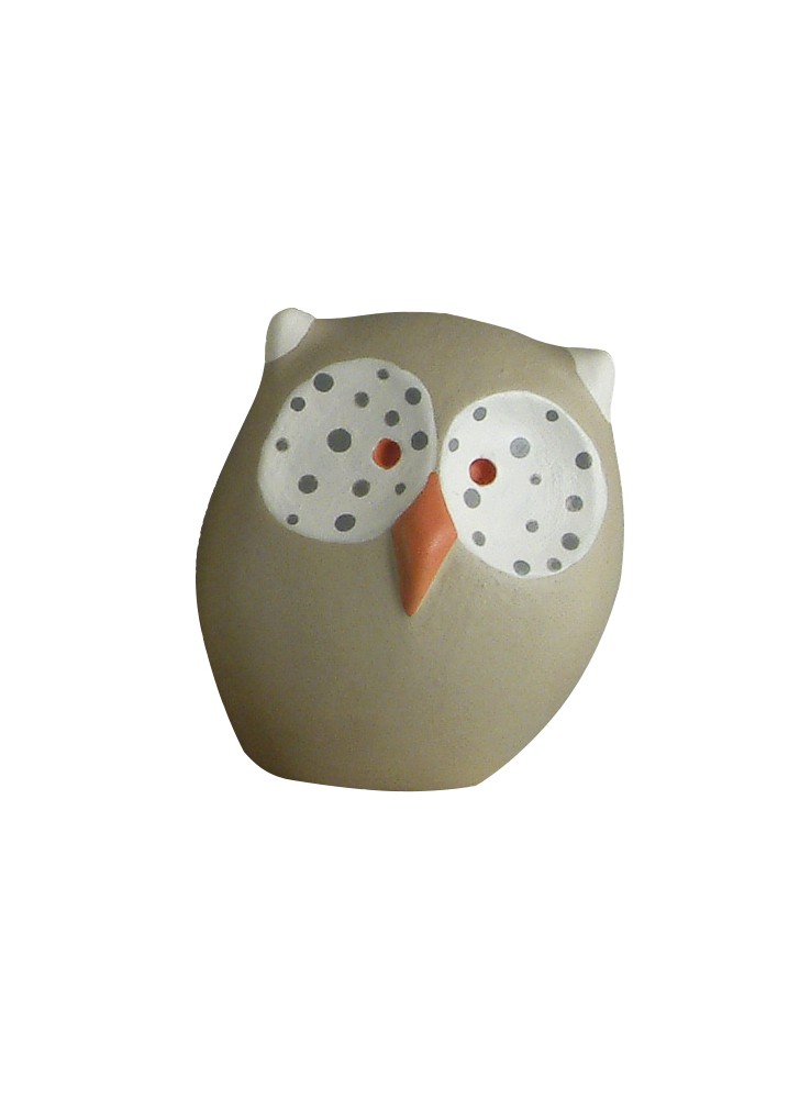 Gufetto in ceramica colorata a mano Gufetto in ceramica colorata a mano