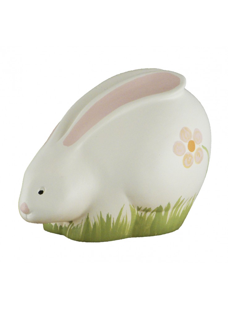 Coniglietto in ceramica colorata a mano Coniglietto in ceramica colorata a mano