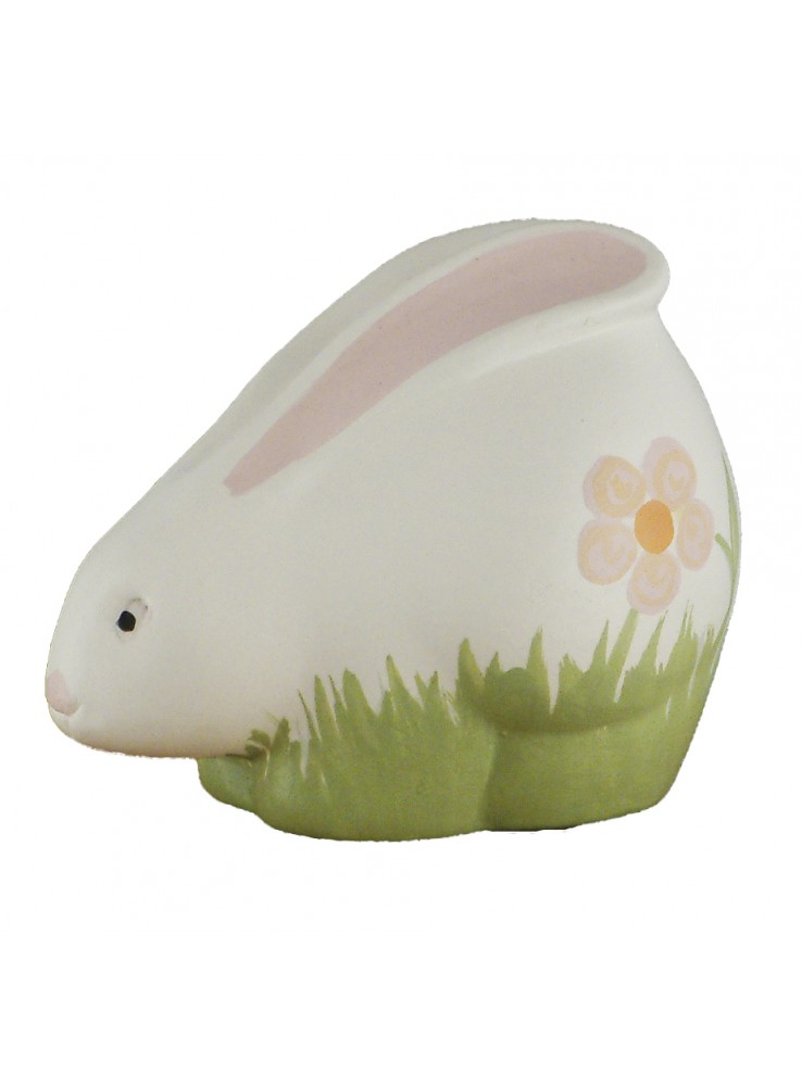 Coniglietto in ceramica colorata a mano Coniglietto in ceramica colorata a mano
