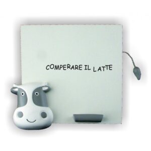 Lavagna da cucina mucca in ceramica colorata a mano