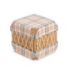 Pouf quadrato in sughero e pvc - Dado Scozzese