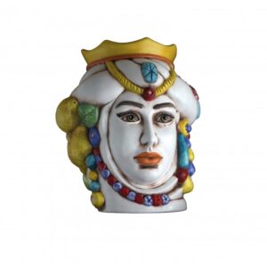 Testa di donna in ceramica anticata - I Mori