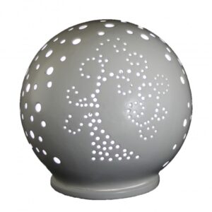 Lampada mini sfera in ceramica - Albero della vita