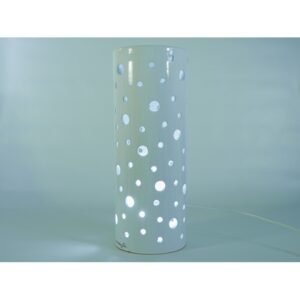 Lampada cilindrica in ceramica - Polkadots