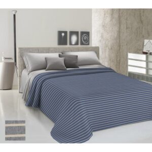 Copriletto materiale riciclato matrimoniale - Rigato