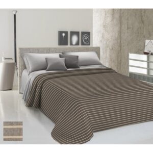 Copriletto materiale riciclato matrimoniale - Rigato