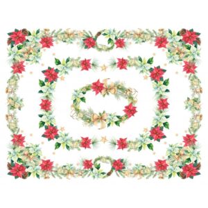 Tovaglia in cotone - Stella di Natale