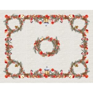 Tovaglia in cotone - Inverno raffinato