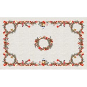 Tovaglia in cotone - Inverno raffinato