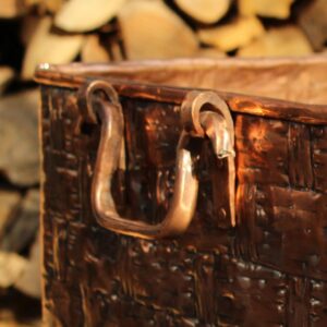 Cesta portalegna in rame