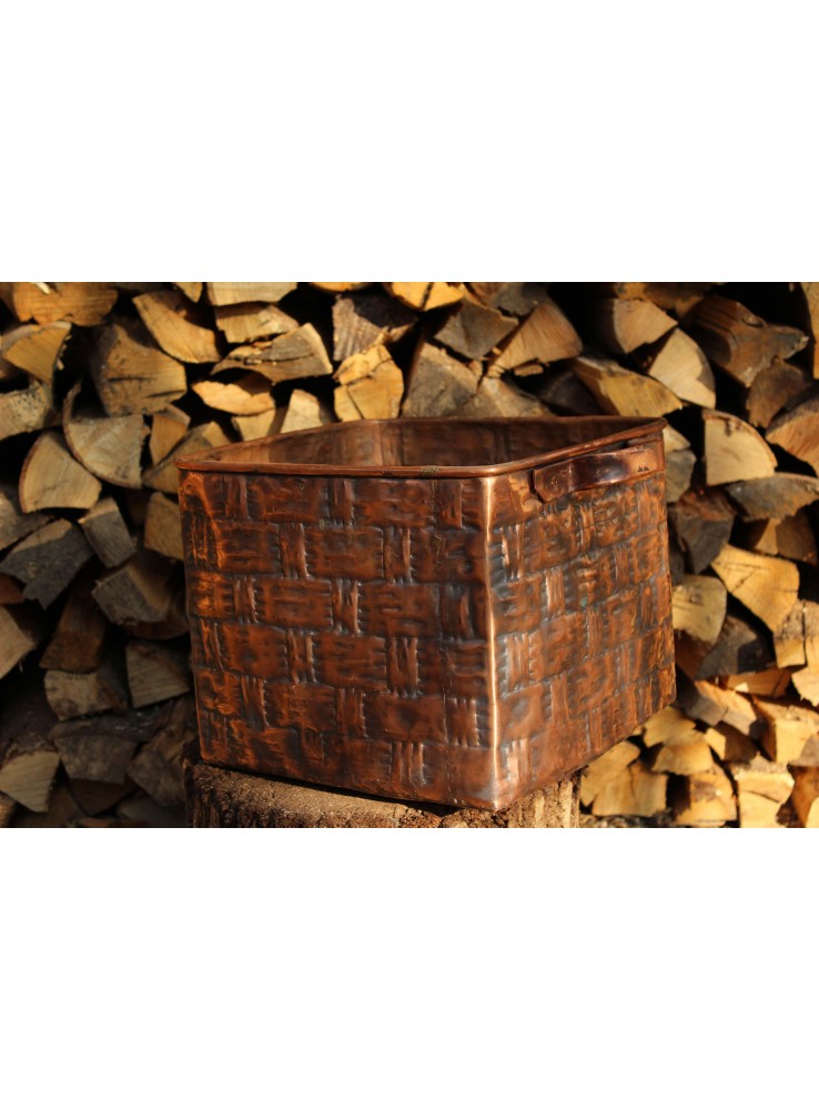 Cesta portalegna piccola con manici Cesta portalegna piccola con manici