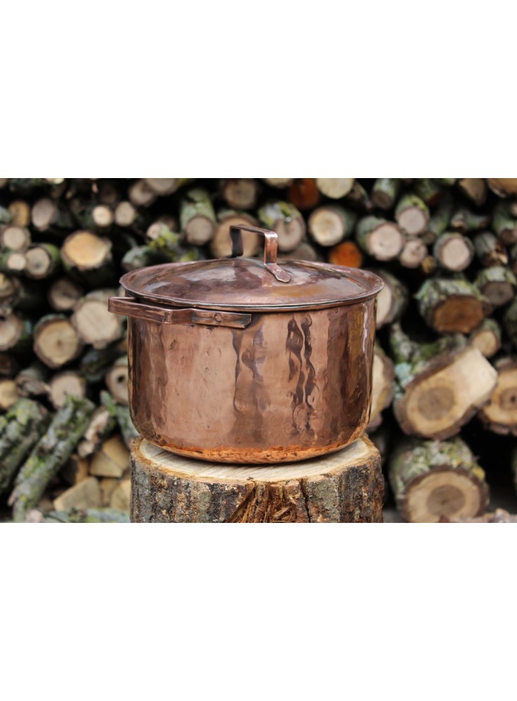 Pentola alta in rame Pentola alta in rame