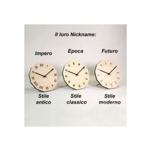 Orologio da tavolo in legno ”Futuro”